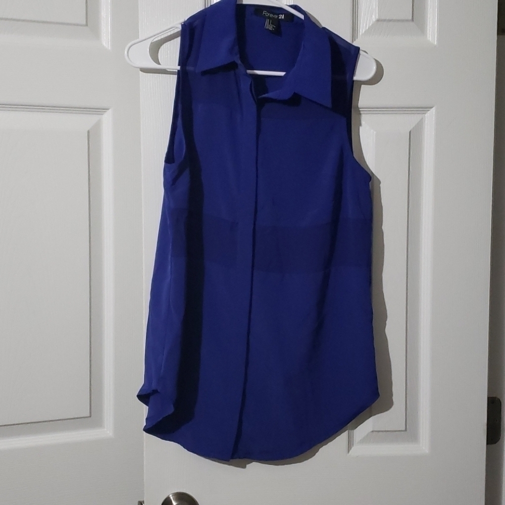 Forever 21 Blue Blouse